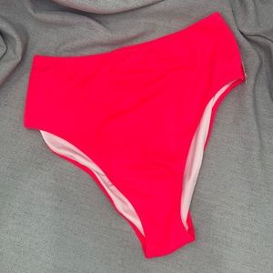Victoria's Secret Pink Women's High Waist Swim Bottoms - Large